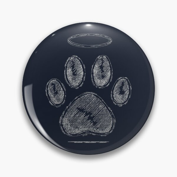 Item preview, Soft Gray Paw Memorial Design designed and sold by Corvoria.