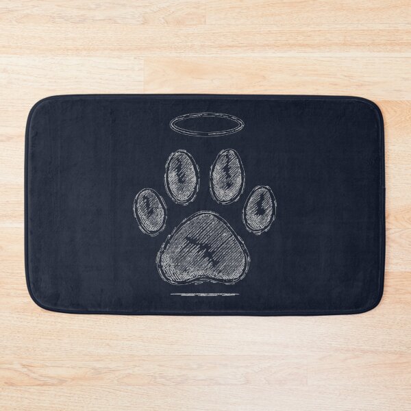 Item preview, Soft Gray Paw Memorial Design designed and sold by Corvoria.