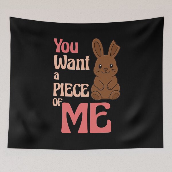 Item preview, Copy of You Want a Piece of Me Funny Chocolate Bunny Easter Shirt designed and sold by artetotal.