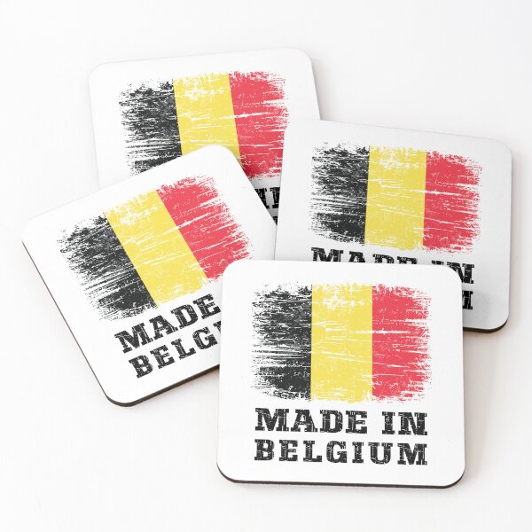 Item preview, Made in Belgium Vintage Distressed Flag Belgian Pride designed and sold by Dmetalx Art Apparel.