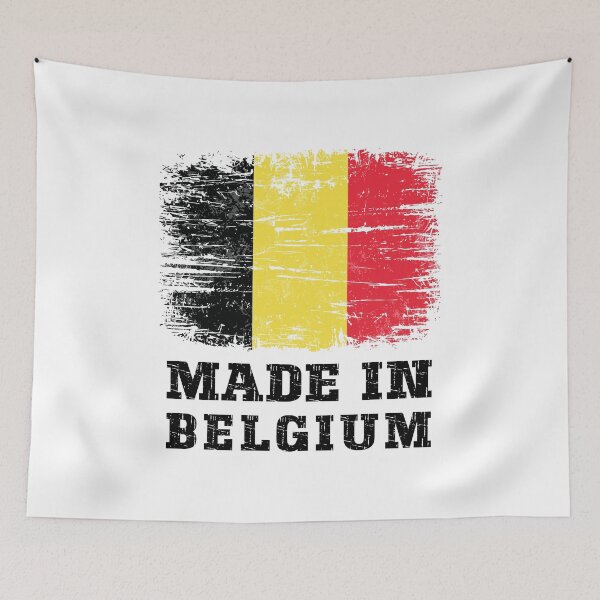 Item preview, Made in Belgium Vintage Distressed Flag Belgian Pride designed and sold by Dmetalx Art Apparel.