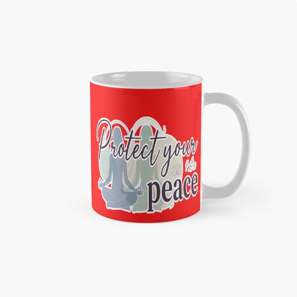 Item preview, Protect Your Peace Self Care Boundaries Women Mental Health Quote  Design designed and sold by Soft Strength Studio.