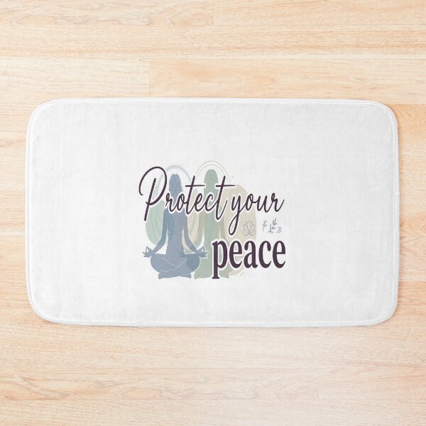 Item preview, Protect Your Peace Self Care Boundaries Women Mental Health Quote  Design designed and sold by Soft Strength Studio.