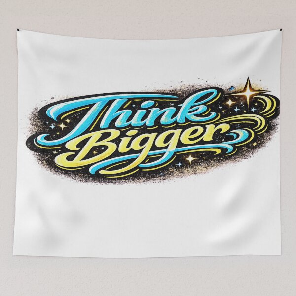 Item preview, Think Bigger Motivational Neon  designed and sold by AONLINE  .