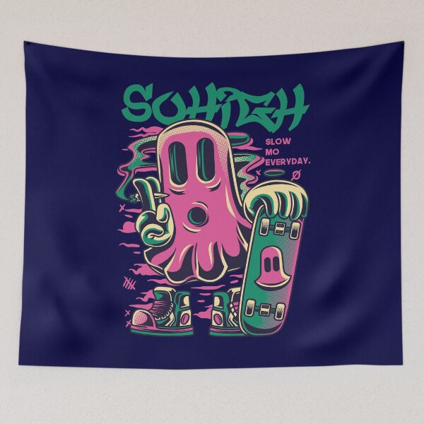 Item preview, skateboard ghost designed and sold by retro-gamer.