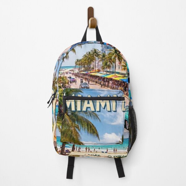 Item preview, "Sunny Miami Beach – Tropical Ocean Drive Vibes" ?☀️ designed and sold by ElartedeNoel.
