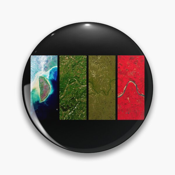 Item preview, LANDSAT & BEYOND COLLECTION – ✨ IF YOU SEE IT, YOU SEE IT ✨- DAWN - dark background designed and sold by WheelieGdArt.