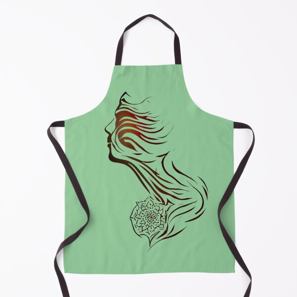 Item preview, Golden Woman Silhouette with Spiritual Yoga & Meditation designed and sold by UrbanPrts.
