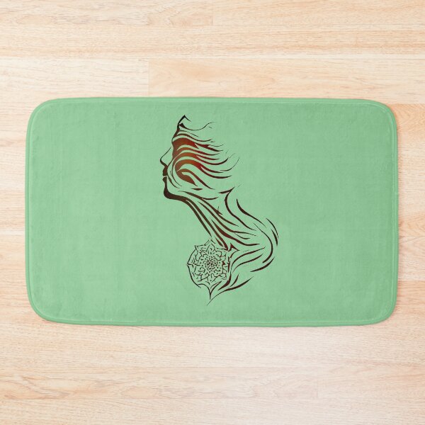 Item preview, Golden Woman Silhouette with Spiritual Yoga & Meditation designed and sold by UrbanPrts.