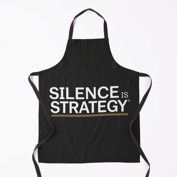 Item preview, Silence Is Strategy Minimalist Motivational Poster designed and sold by CANICORNER.
