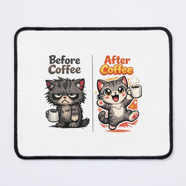 Item preview, Before Coffee Grumpy Cat After Coffee designed and sold by Dazzle-Sizzle.