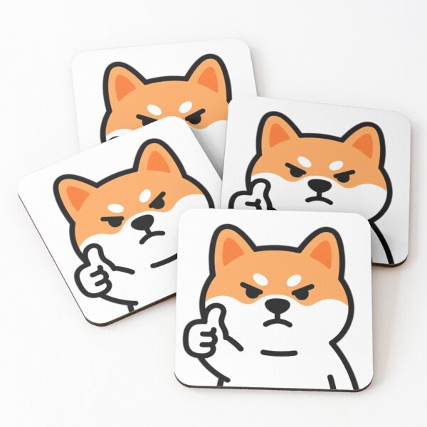 Item preview, The "I'm Fine" Grumpy Shiba Inu designed and sold by Inkabbmate.