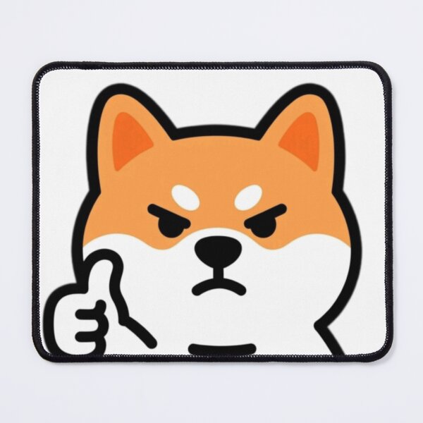 Item preview, The "I'm Fine" Grumpy Shiba Inu designed and sold by Inkabbmate.