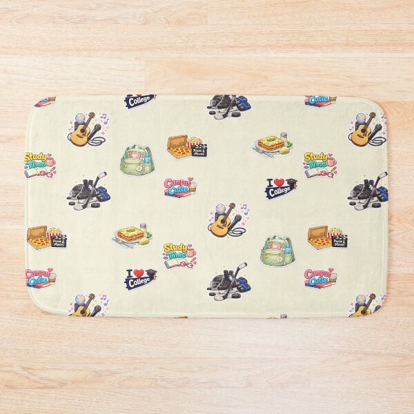Item preview, Cute College Student Campus Life Aesthetic Sticker Pack designed and sold by tanjica.