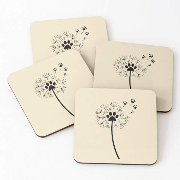 Item preview, Paw Print Dandelion Pet Memorial Design designed and sold by Corvoria.
