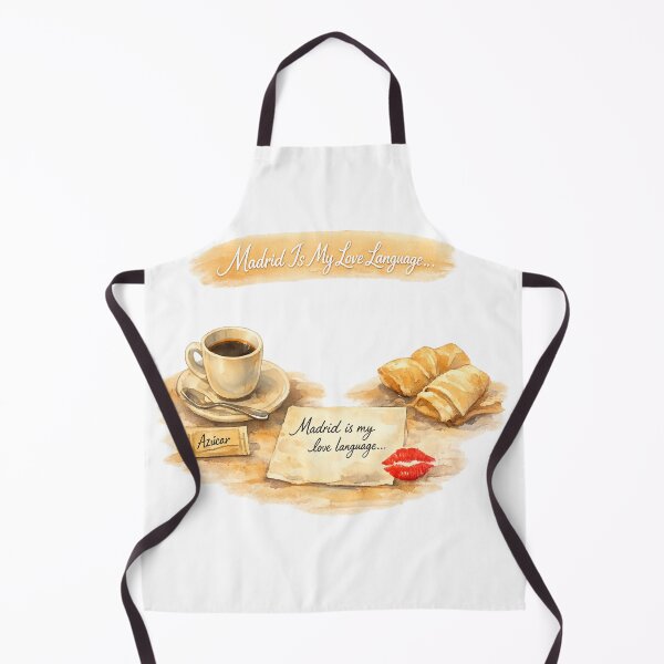 Item preview, Madrid Is My Love Language Coffee Art designed and sold by Dresut.