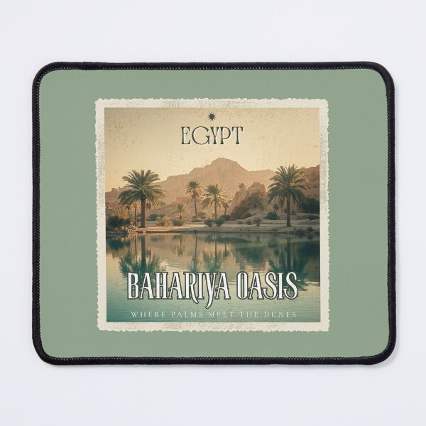 Item preview, Vintage Egypt Bahariya Oasis Desert Travel Safari Poster designed and sold by KaBaRen.