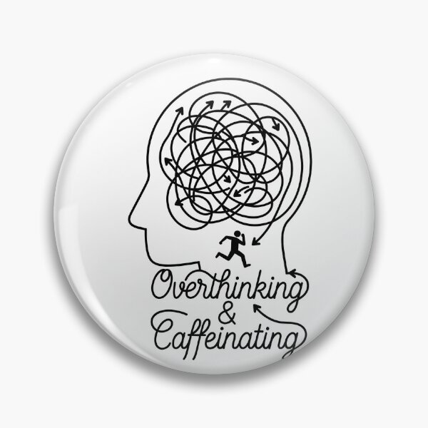 Item preview, Overthinking & Caffeinating Maze Head designed and sold by Dazzle-Sizzle.
