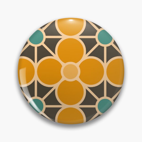 Item preview, Geometric Pattern: Plumeria: Lily designed and sold by Red Wolf.