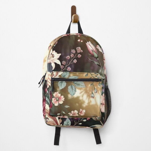 Item preview, Romantic Red Floral Baroque Pattern designed and sold by IntelliMindDesigns.