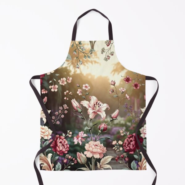 Item preview, Romantic Red Floral Baroque Pattern designed and sold by IntelliMindDesigns.