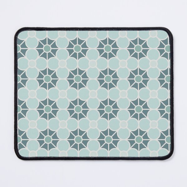Item preview, Geometric Pattern: Plumeria: Seafoam designed and sold by Red Wolf.