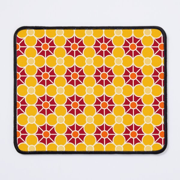 Item preview, Geometric Pattern: Plumeria: Sunset designed and sold by Red Wolf.