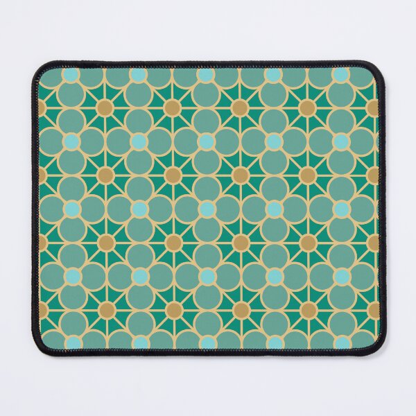 Item preview, Geometric Pattern: Plumeria: Turquoise designed and sold by Red Wolf.