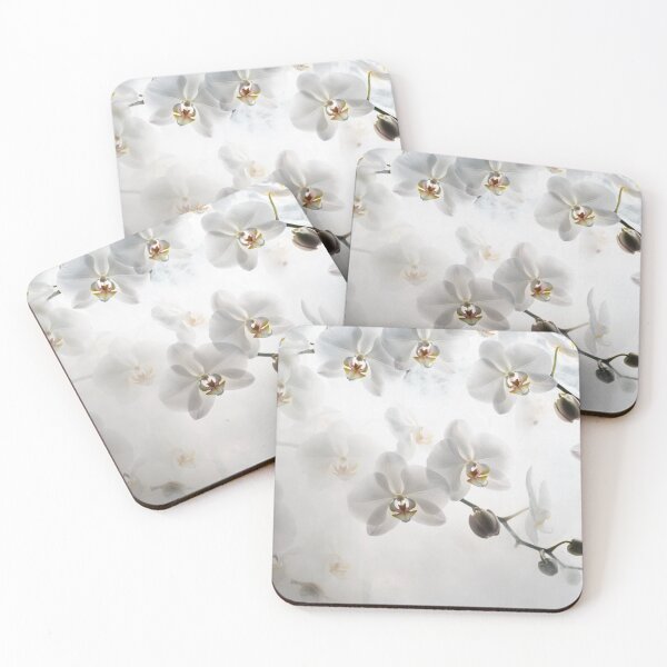 Item preview, Elegant White Orchids in Misty Light designed and sold by IntelliMindDesigns.