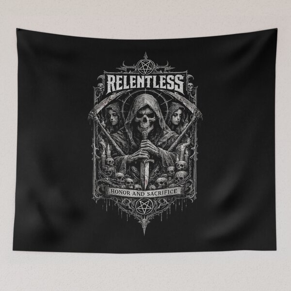 Item preview, Relentless: Honor and Sacrifice Grim Reaper Gothic Artwork designed and sold by NBT-NOVA.