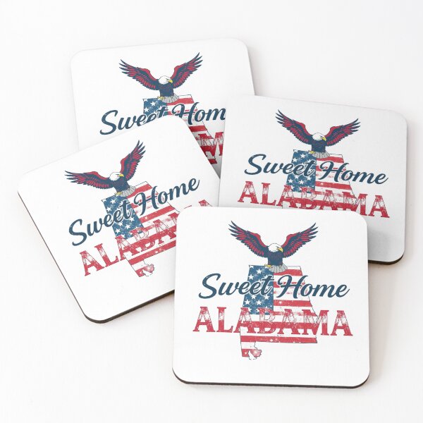 Item preview, Sweet Home Alabama Patriotic Flag Eagle Vintage Design designed and sold by Petringo.