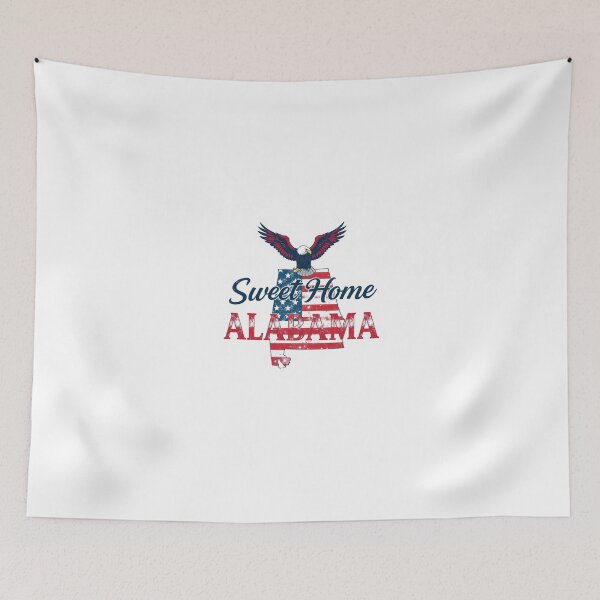 Item preview, Sweet Home Alabama Patriotic Flag Eagle Vintage Design designed and sold by Petringo.