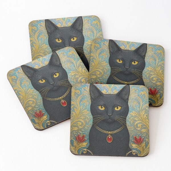 Item preview, Ornate Cat #1 designed and sold by Andy Gambino Art.