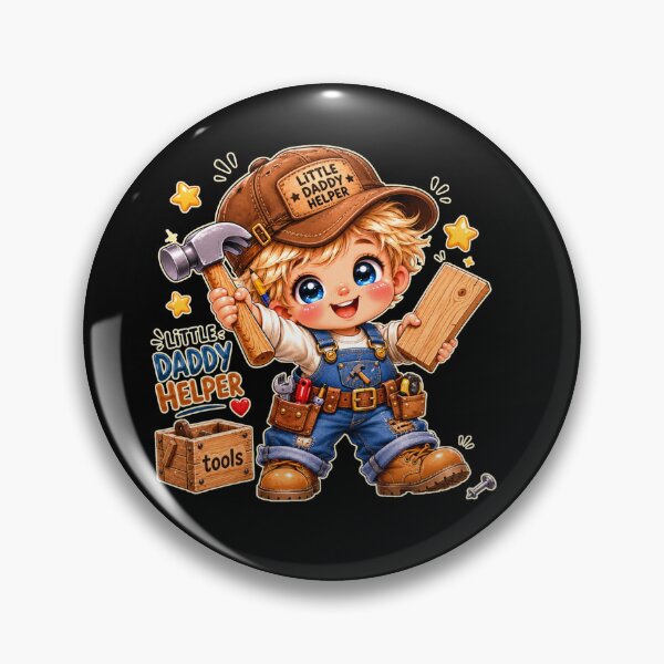 Item preview, Little Daddy Helper Carpenter, Kids Carpenter Design designed and sold by HiPatti.