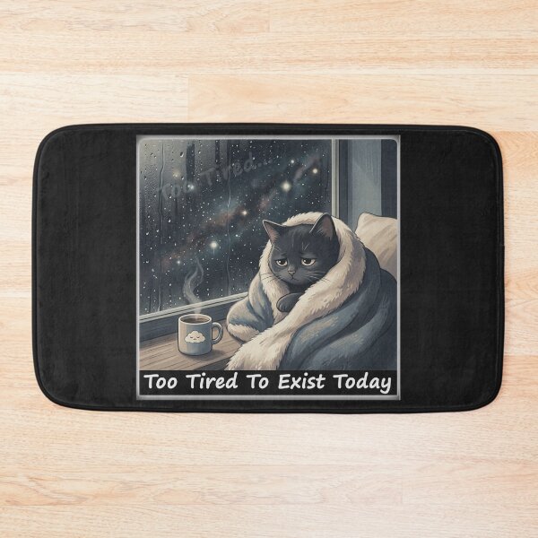 Item preview, Too Tired To Exist Today designed and sold by QuietNovaShop.