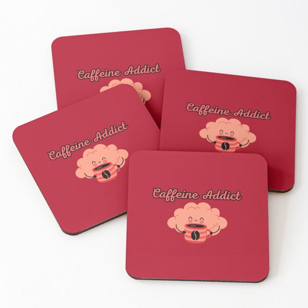 Item preview, Caffeine Addict Playful Coffee Lover’s Art designed and sold by Inkworksbyshery.