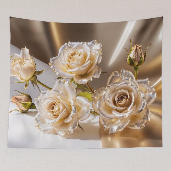 Item preview, Luxury Crystal Champagne Roses designed and sold by IntelliMindDesigns.