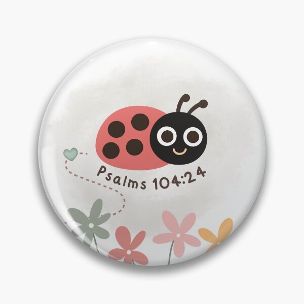 Item preview, Aesthetic Cute Ladybug Creation - Psalms 104:24 Cozy Vibes designed and sold by N-STUDIOLAB.