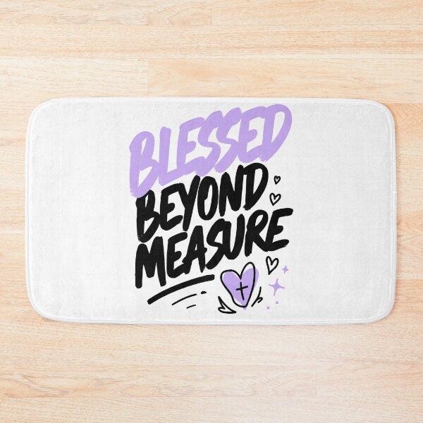 Item preview, Blessed Beyond Measure Christian Gratitude Art designed and sold by IslandTyped.