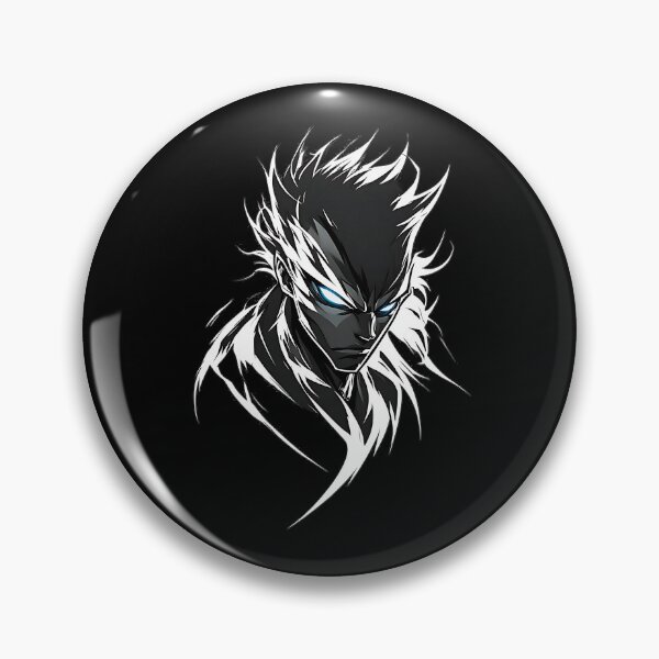 Item preview, Fierce Anime Character Portrait Glowing Blue Eyes designed and sold by UrbanPrts.