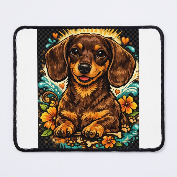 Item preview, Rolo the chocolate tan miniature dachshund designed and sold by Stephen Chambers.