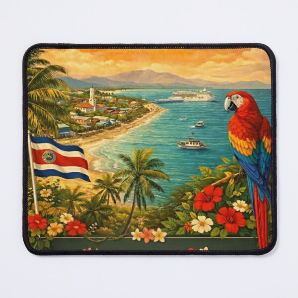 Item preview, Puntarenas Costa Rica Tropical Beach Travel Art Coastal Paradise designed and sold by ElartedeNoel.