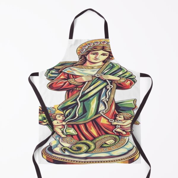 Item preview, Mary Untier of Knots – Pop Art Devotion Design designed and sold by Cristhian Almanza.