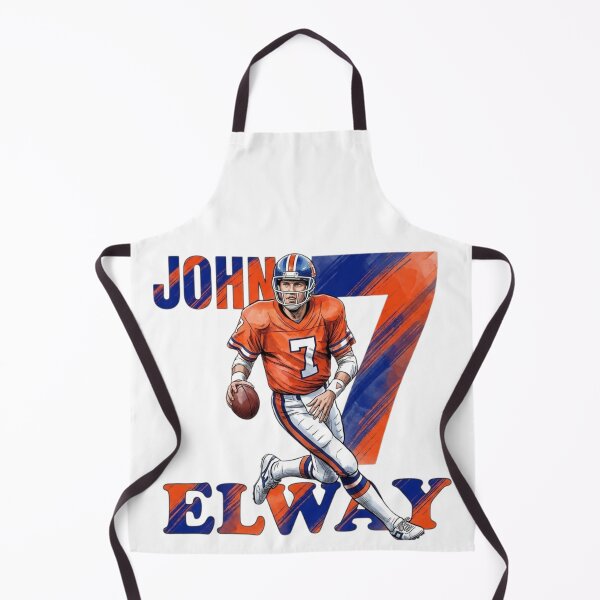 Item preview, John Elway 7 Retro Denver Football Art designed and sold by Thogan0416.