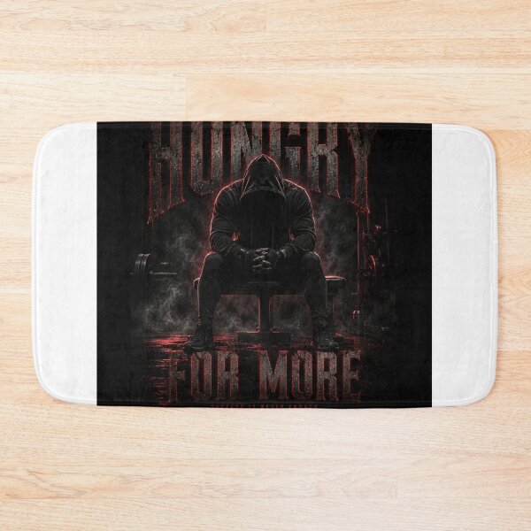 Item preview, HUNGRY FOR MORE Dark Gym Design designed and sold by Wild Horizon Studio.
