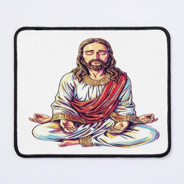Item preview, Meditative Christ – Psychedelic Enlightenment Design designed and sold by Cristhian Almanza.