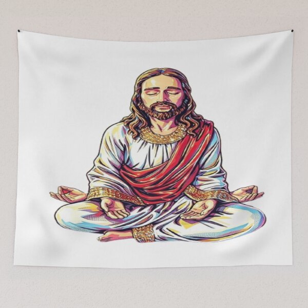 Item preview, Meditative Christ – Psychedelic Enlightenment Design designed and sold by Cristhian Almanza.