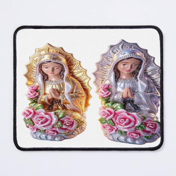 Item preview, Golden and Silver Madonna – Cosmic Devotion Design designed and sold by Cristhian Almanza.