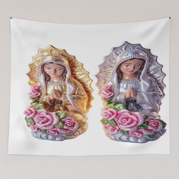 Item preview, Golden and Silver Madonna – Cosmic Devotion Design designed and sold by Cristhian Almanza.