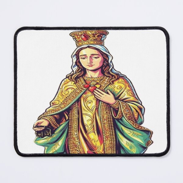 Item preview, Sacred Heart of Mary – Radiant Devotion Design designed and sold by Cristhian Almanza.